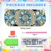 DIY Diamond Painting Pencil Case for Pens Brushes Accessories Travel Pencil Case