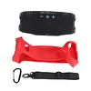 Silicone Case Fit for JBL Charge 6 Wireless BT Speakers Travel Carrying Sleeve with Carabiner and Shoulder Strap Protective Soft Skin