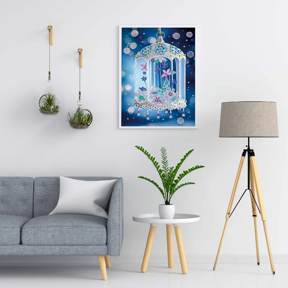 Diamond Painting - Partial Special Shaped Drill - Butterfly(30*40cm)