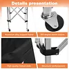 [US Local Warehouse] Collapsible Hammock Ball Cart with Wheels Volleyball Cart with Carry Bag Garage Sports Equipment Organizer for Easy Storage and Transport Hold Up To 28 Balls