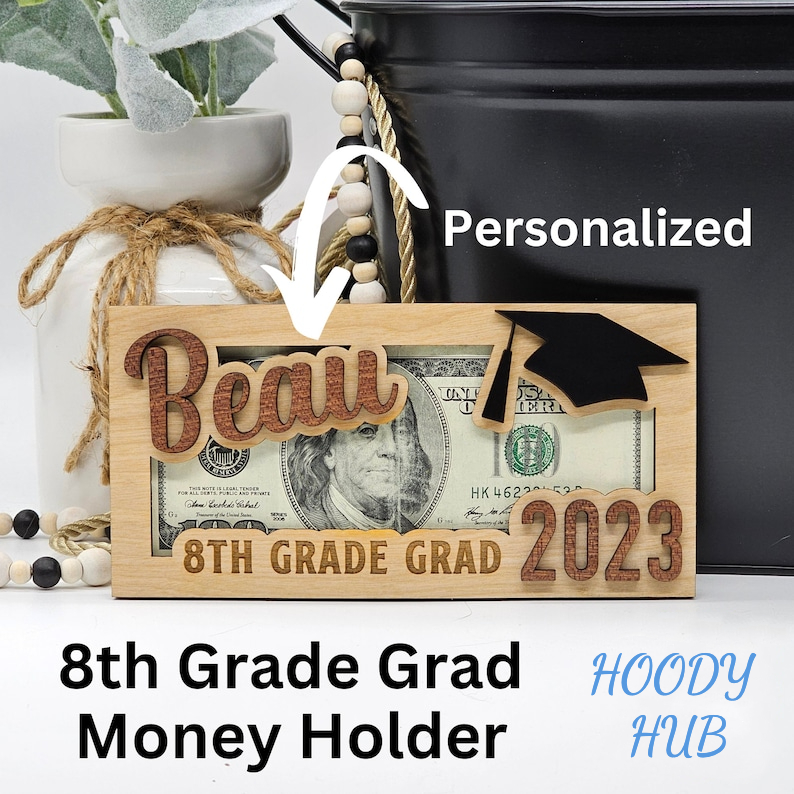 Personalized Graduation Money Gift Holder, Graduation Cash Holder ...