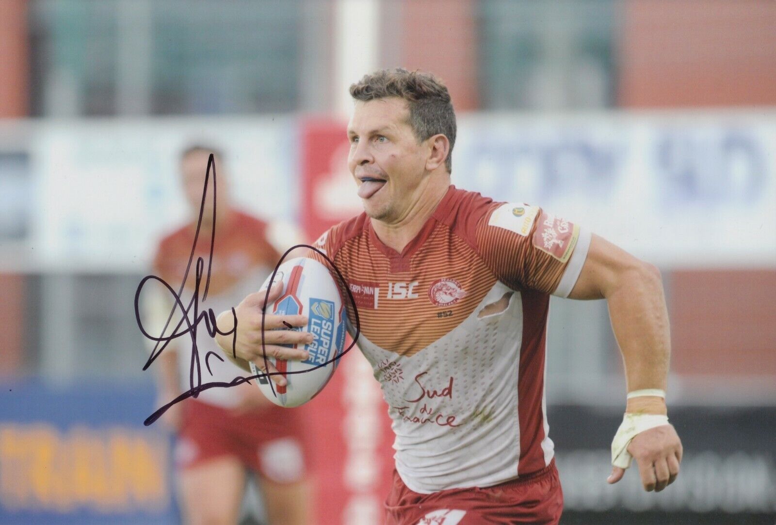 Greg Bird Hand Signed 12x8 Photo Poster painting - Catalans Dragons Autograph 4.