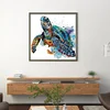 [Brand]Turtle - 14CT Stamped Cross Stitch - 51*49cm - Animal