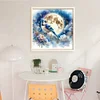 Blue Jay Moon Note-11CT Stamped Cross Stitch 45*45cm