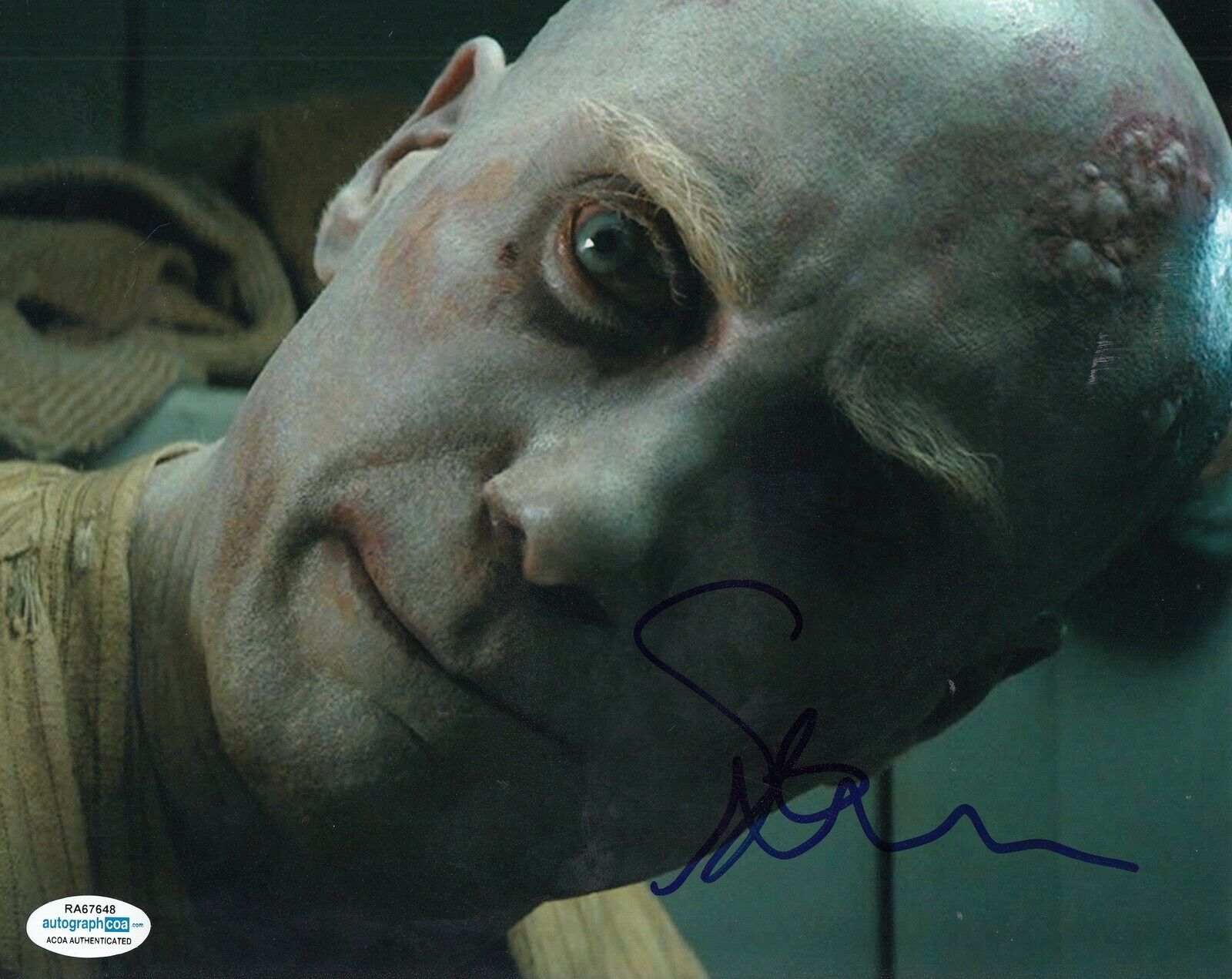 STEPHEN MERCHANT signed (LOGAN) *Caliban* 8X10 Photo Poster painting ACOA Authenticated #1