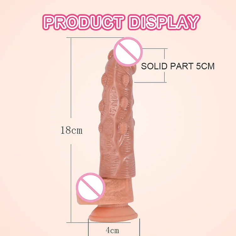 Lengthened Penis Sleeve Thickened Wolf Tooth Sleeve Sex Toy For Adults