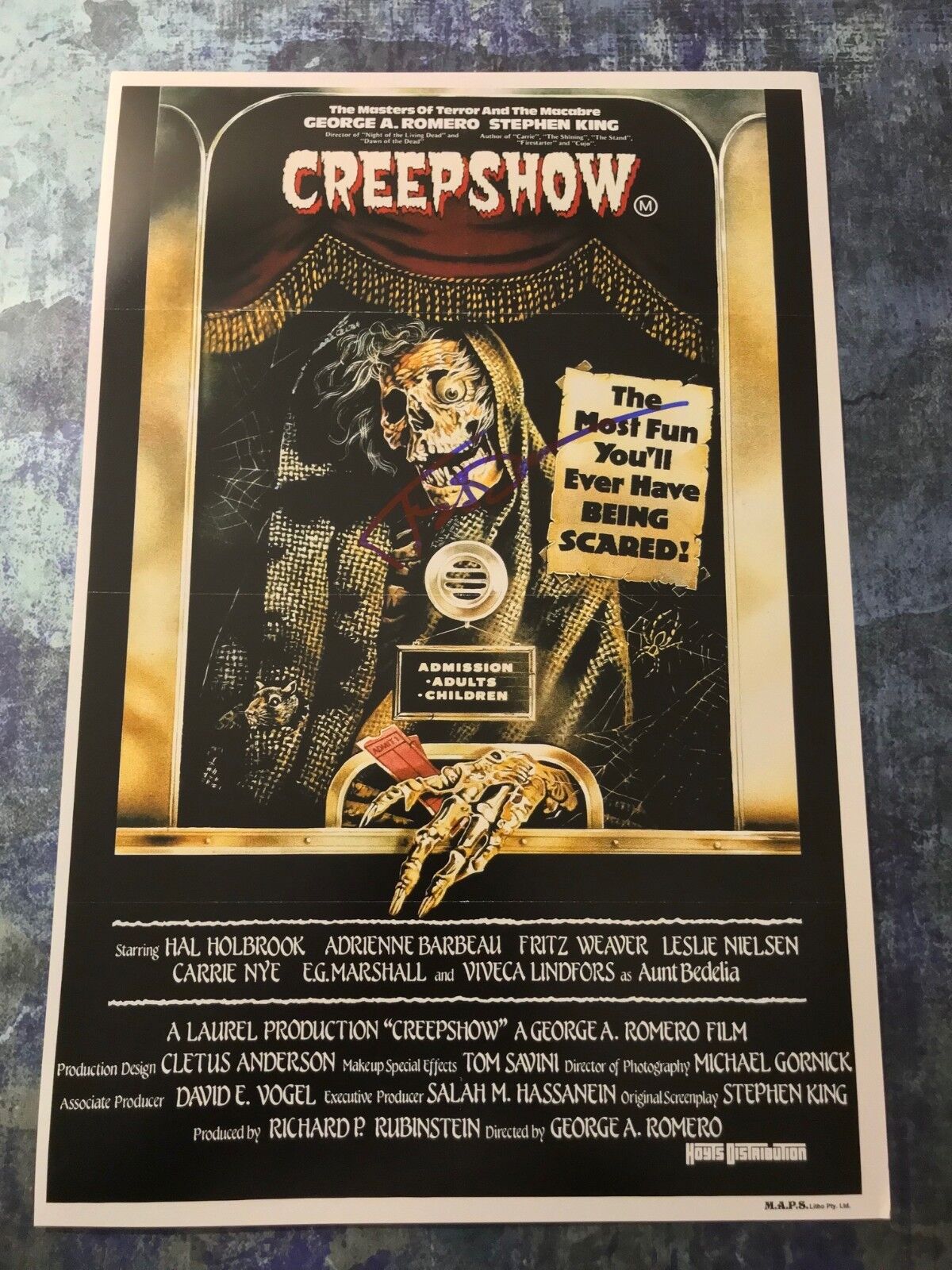 GFA Creepshow Harry * TED DANSON * Signed Autograph 12x18 Photo Poster painting Poster AD1 COA