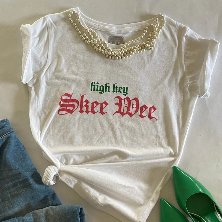 High Key Skee Wee T-Shirt In White