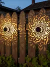 Solar Lights IP44 Waterproof LED Spot Lens Deck Lights for Garden Patio Backyard