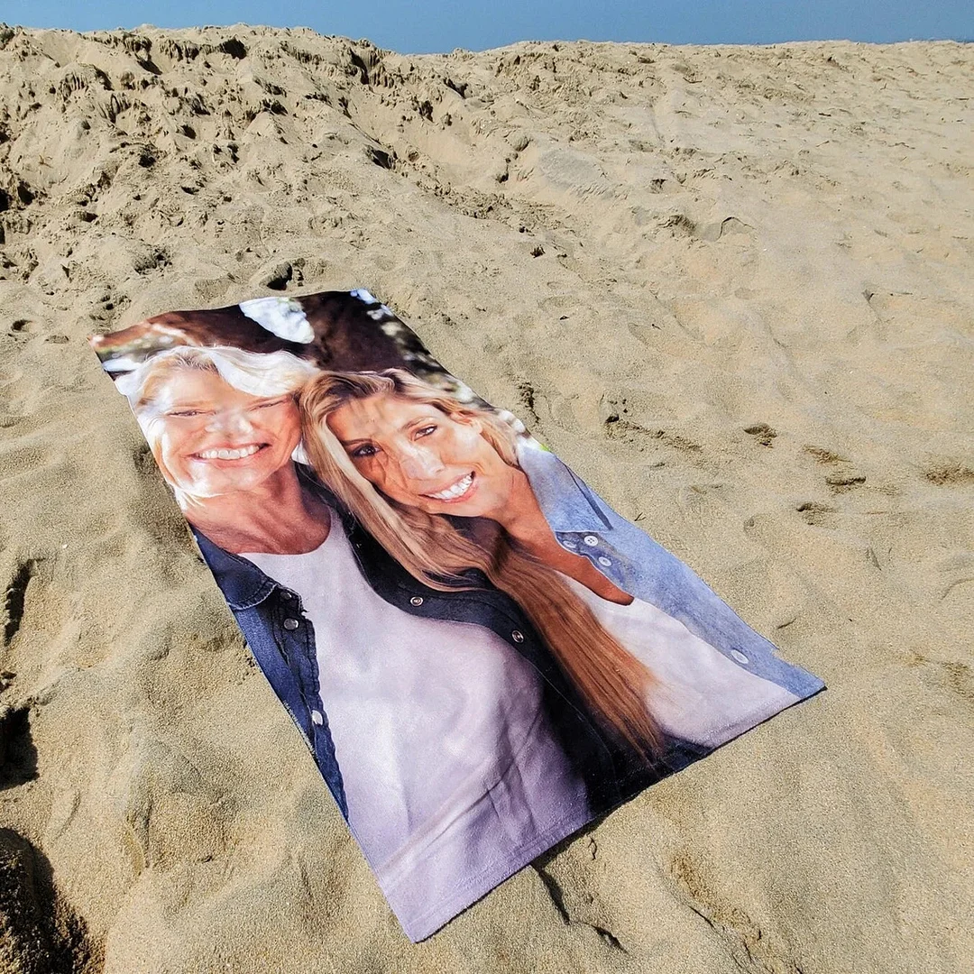 Custom Picture Beach Towel