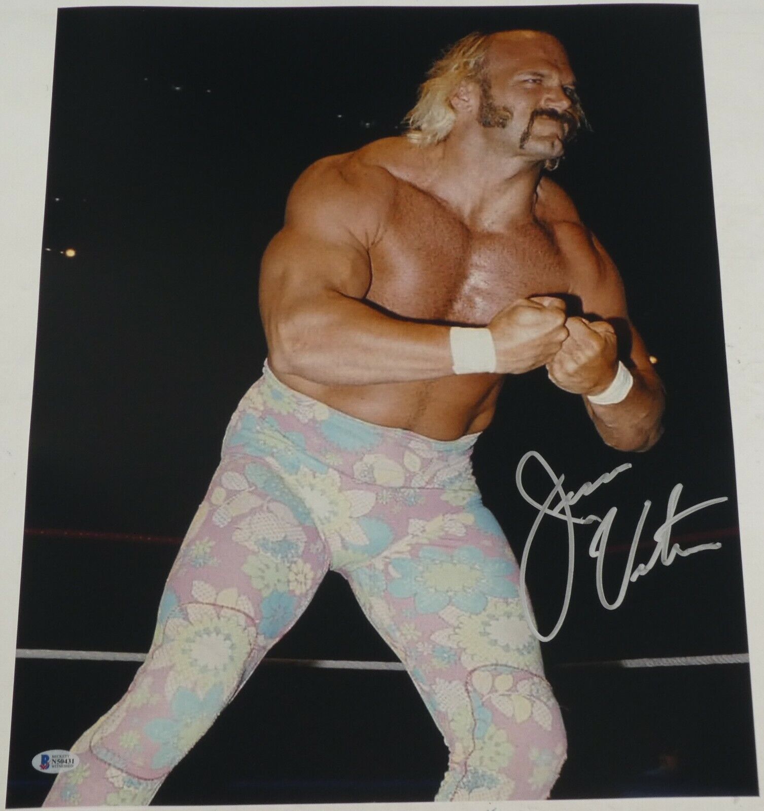 Jesse Ventura Signed 16x20 Photo Poster painting BAS Beckett COA WWE Superstar Picture Autograph