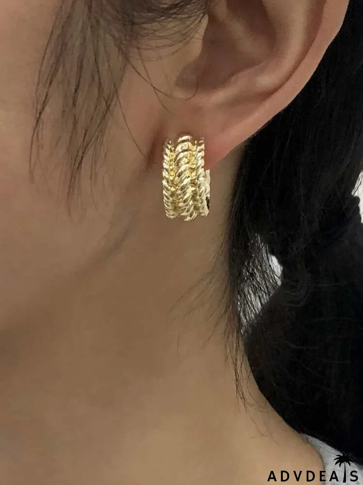 Cuff Hoop Earrings
