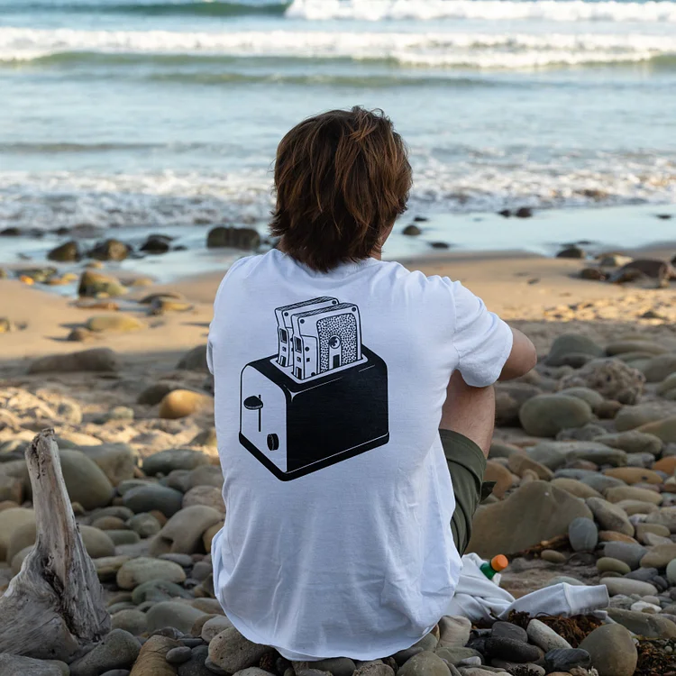 Tape Bread Machine Print T-shirt