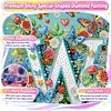 Butterfly Flower W 5D Partial Drill DIY Diamond Painting Kit 30*30cm