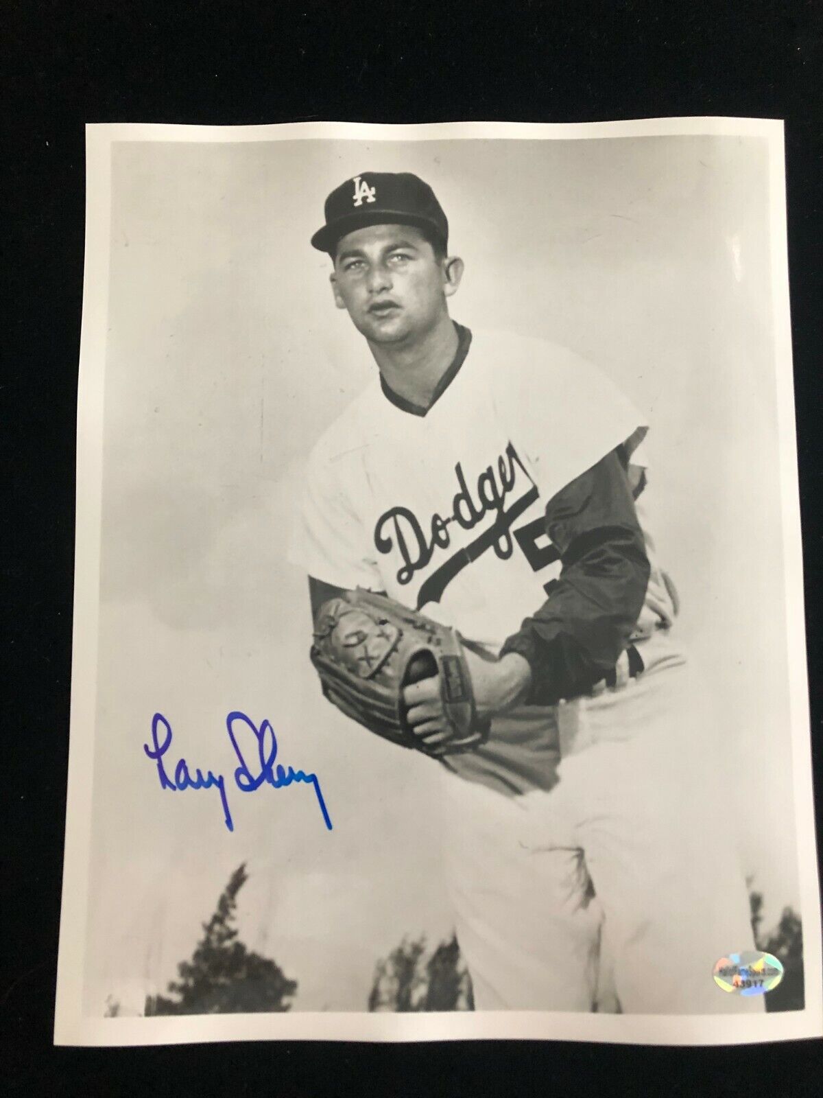 Larry Sherry Signed Autographed Photo Poster painting - COA - Los Angeles Dodgers