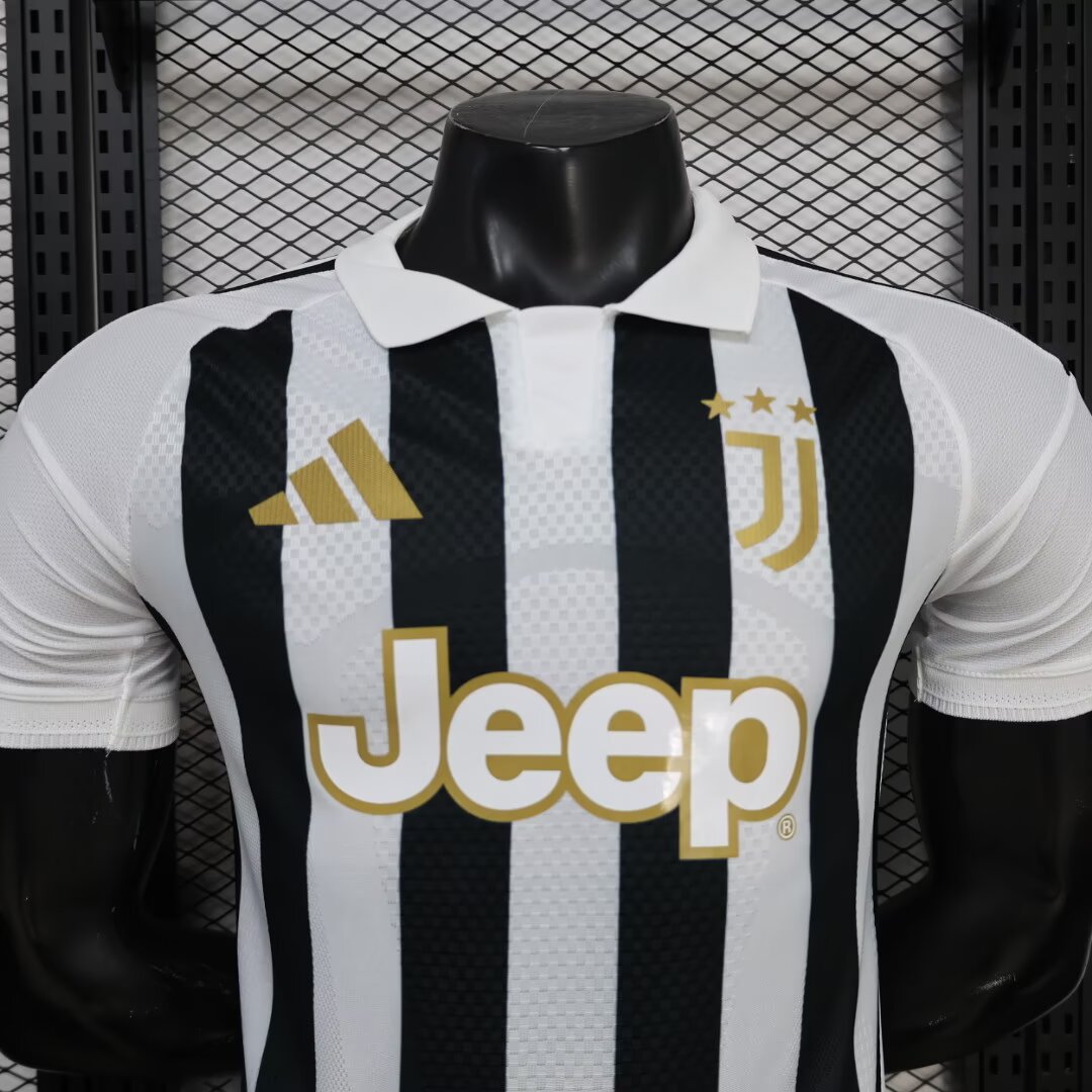 26/27 Juventus Home Player Version Men's Football T-Shirt 1:1 Thai Quality