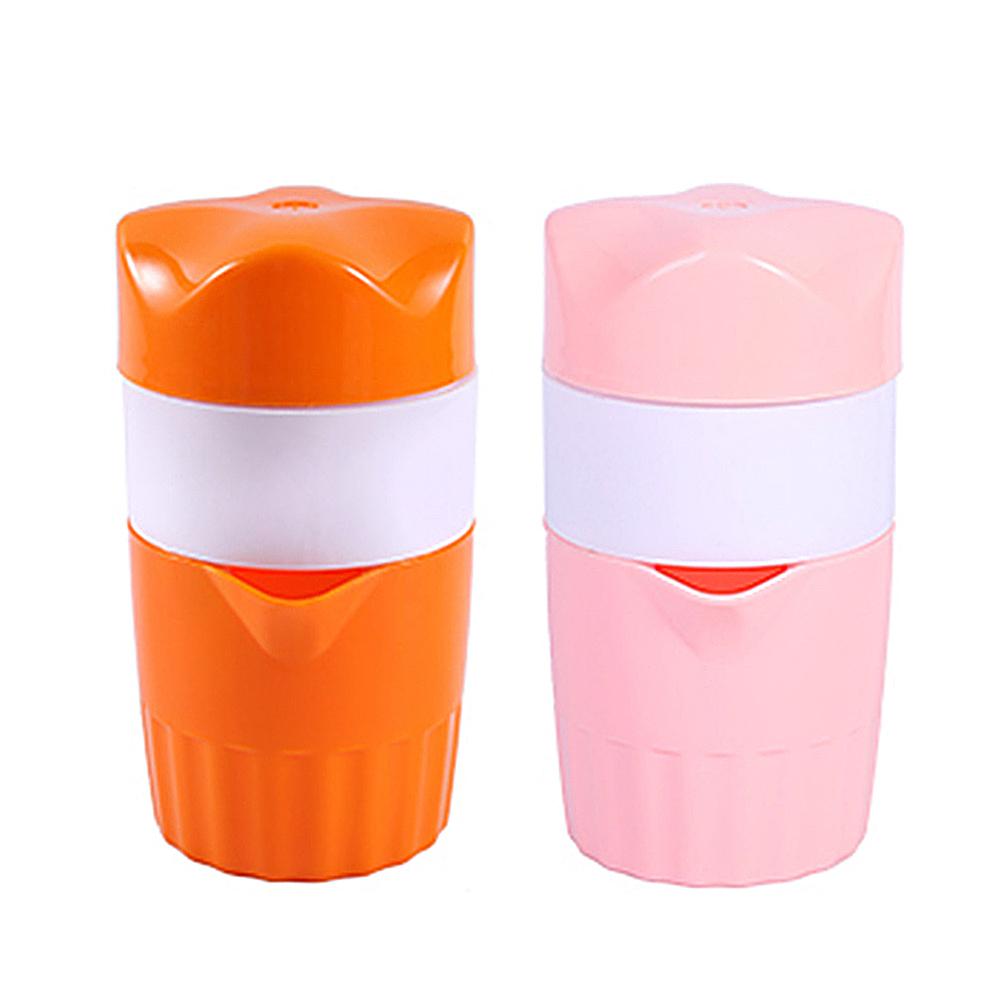 

Portable 300ml Manual Lemon Juicer Orange Citrus Squeezer Fruit Coffee Cup, Pink, 501 Original