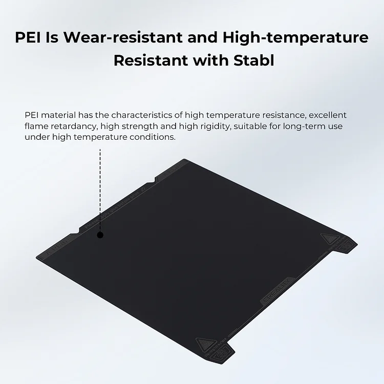 Creality 3d Double-sided Black Pei Plate Kit 235x235mm With Textured Finish  Strong Magnetic Force Flatness Conpatible With Fdm 3d Printer Ender-3/en