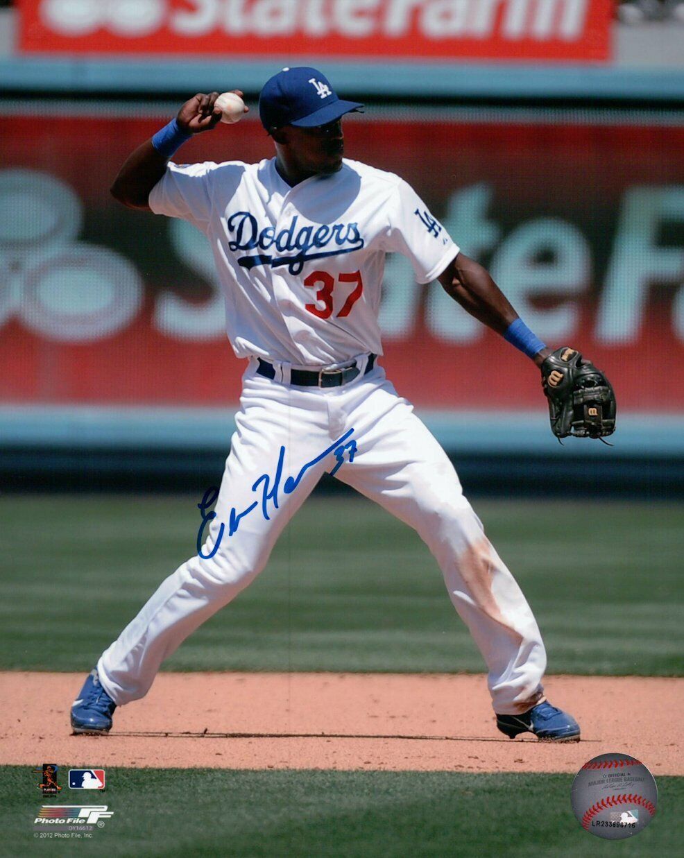 Elian Herrera Signed Autographed 8X10 Photo Poster painting Dodgers Fielding High Sig w/COA