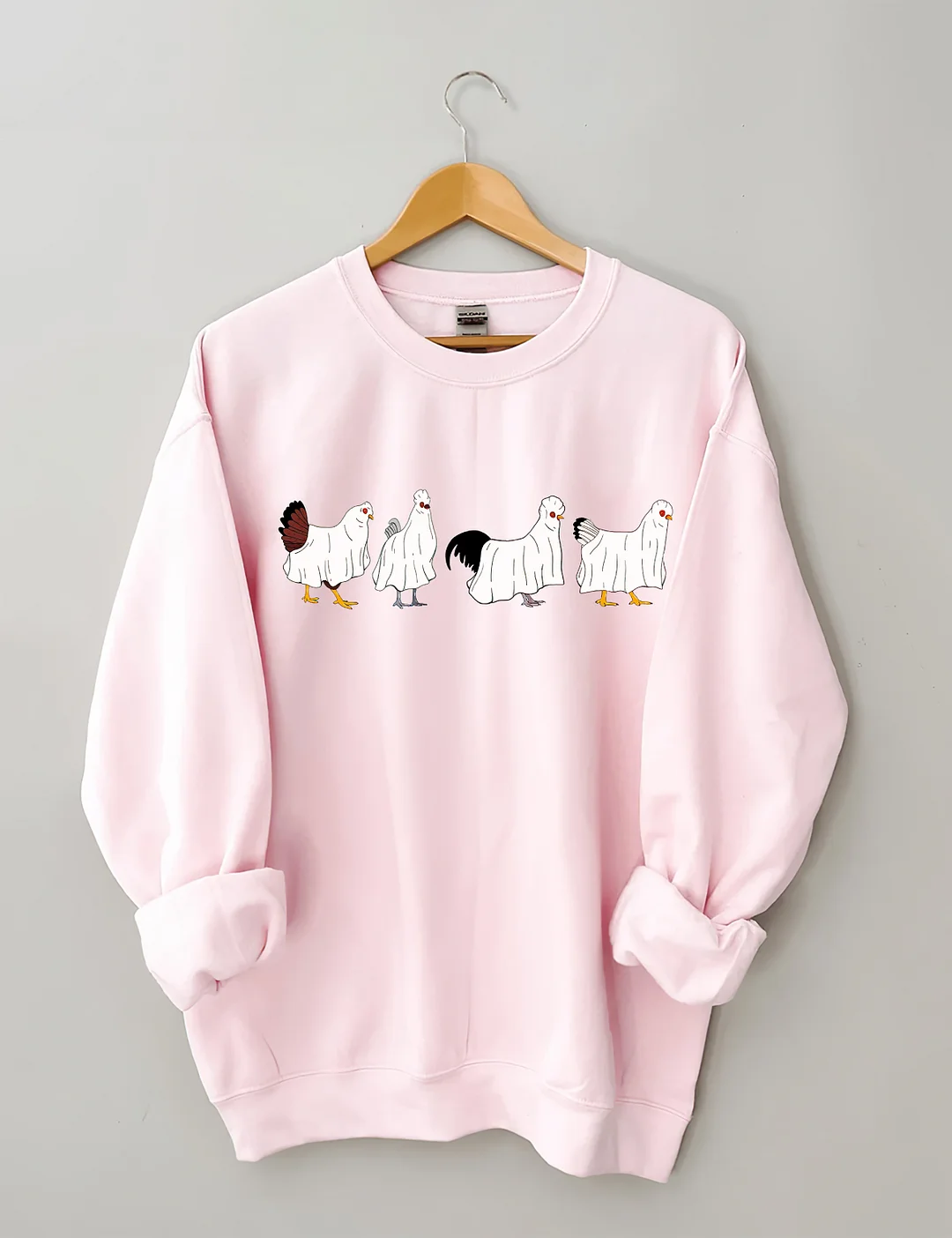 Halloween Ghost Chicken Sweatshirt