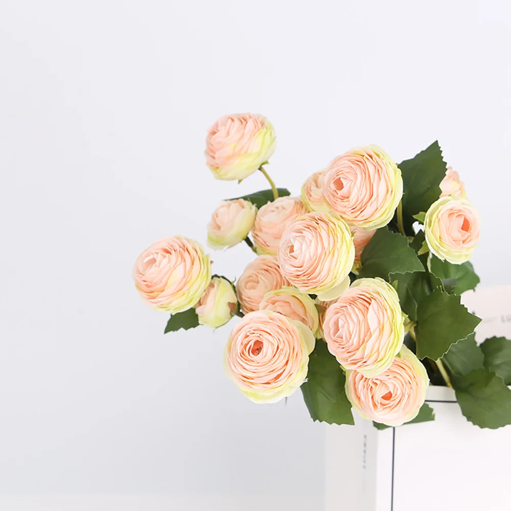 Sen department fresh simulation small dew lotus fake flower home living room decoration