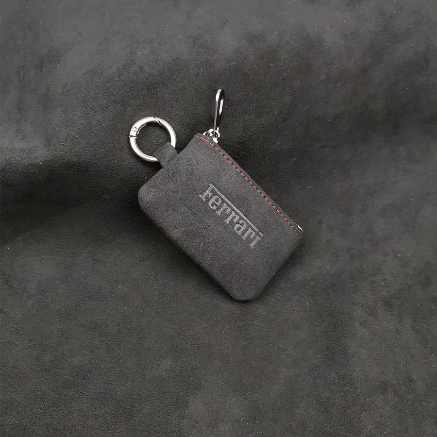 Car key high-end suede key bag