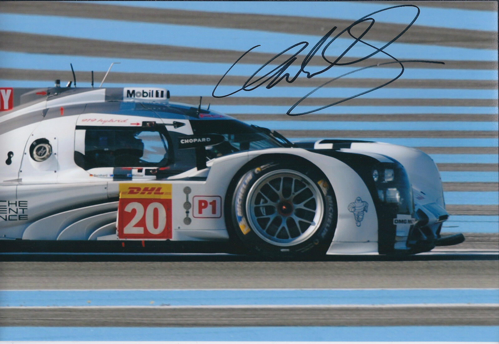 Mark WEBBER Signed Autograph Photo Poster painting AFTAL COA PORSCHE FIA Endurance Silverstone