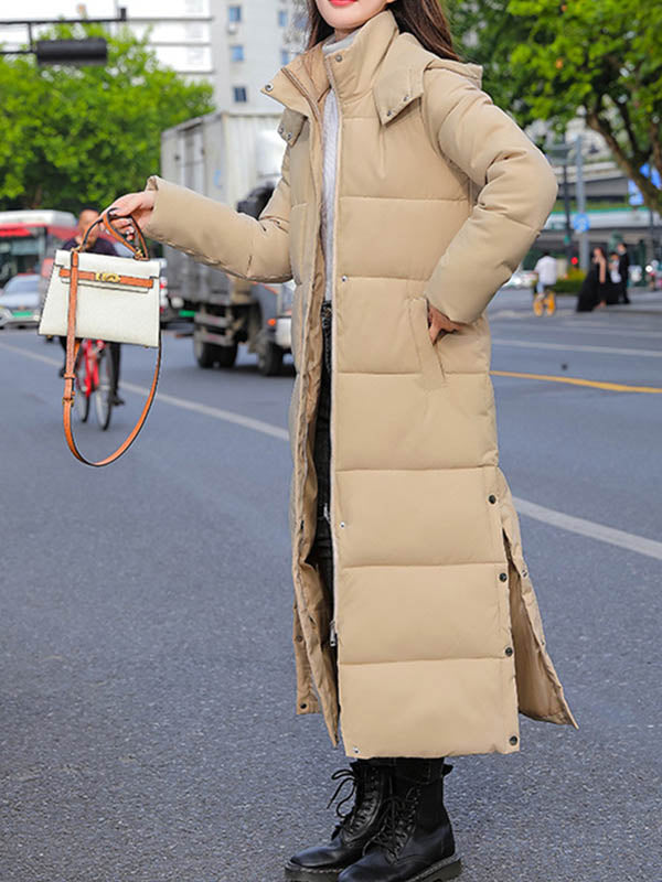 Women Half Sleeve V-neck Solid Color Dress