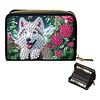 2pcs Dog Pattern Diamond Painting Fashion Card Holder Compact Coin Purse