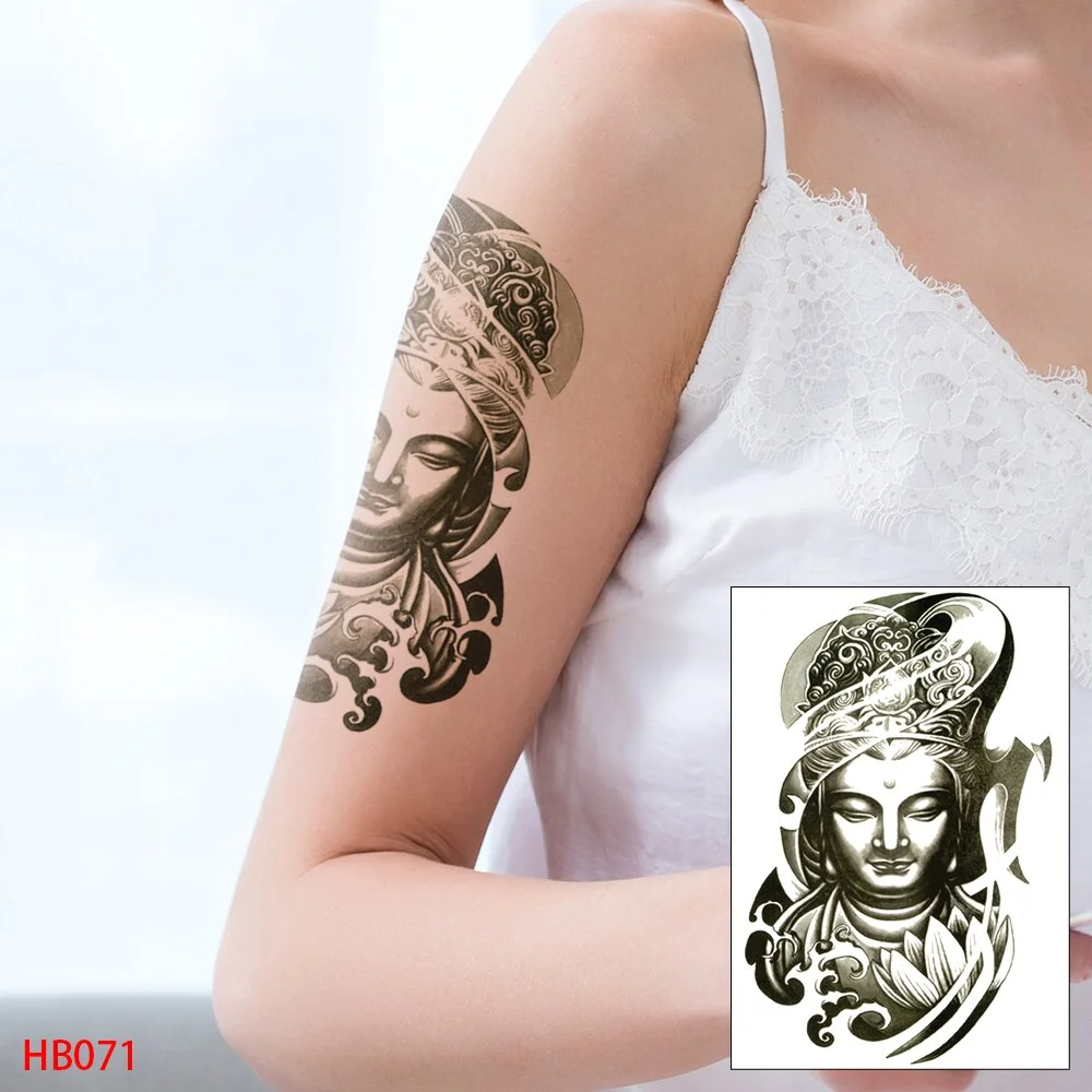 Sdrawing Transfer Waterproof Temporary Tattoos Sticker,Fake,Women Men Wolf,Skull,Eagle,Black Dragon,OWL,Beauty Body Art,Sexy Makeup