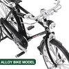Metal simulation 1:10 traditional old-fashioned retro bicycle