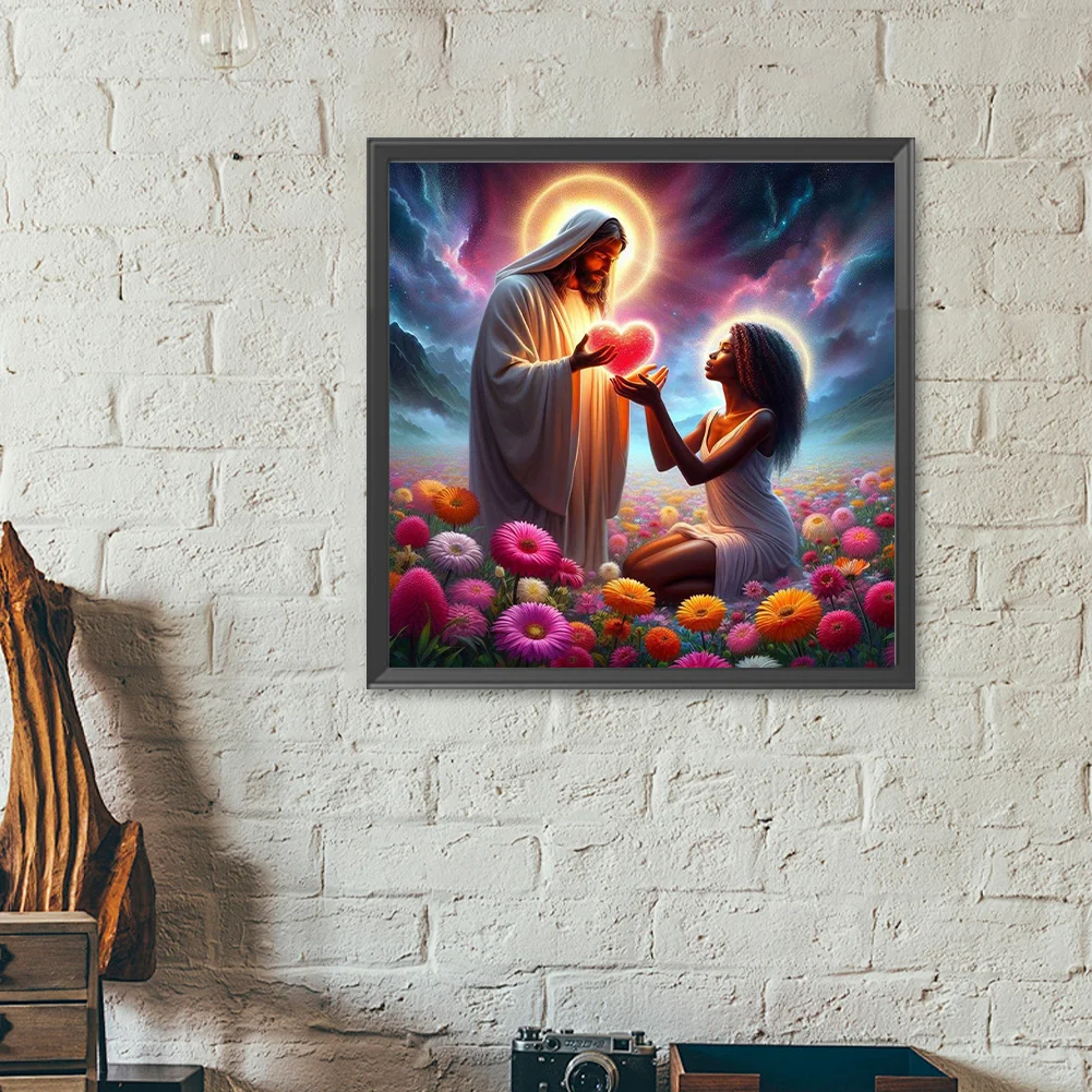 Diamond Painting - Full Round Drill - Jesus(Canvas|40*40cm)