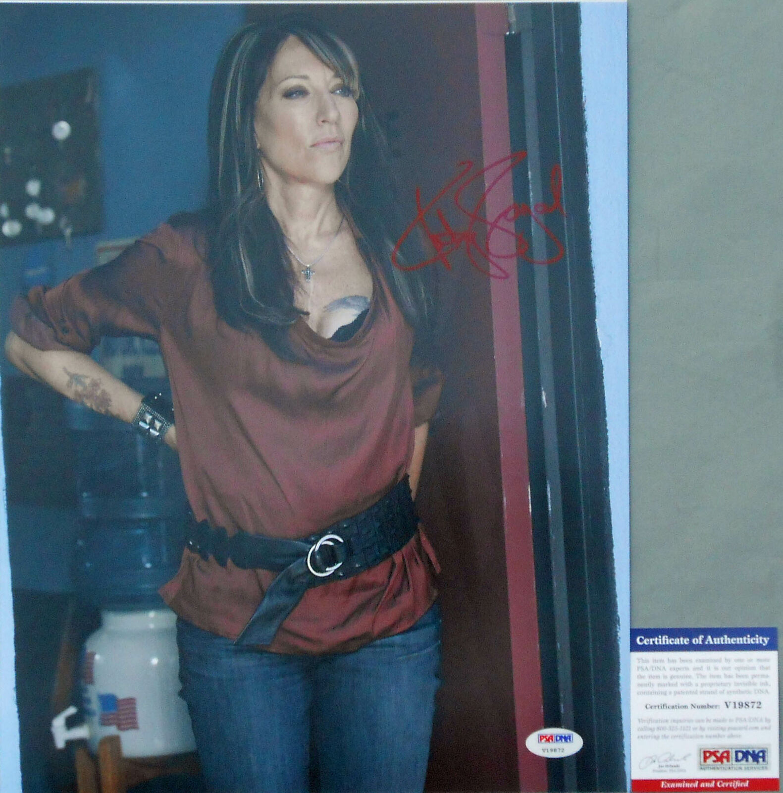 BIKER CHICK Katey Sagal GEMMA Signed SONS OF ANARCHY 11x14 Photo Poster painting 1 PSA/DNA Sweet