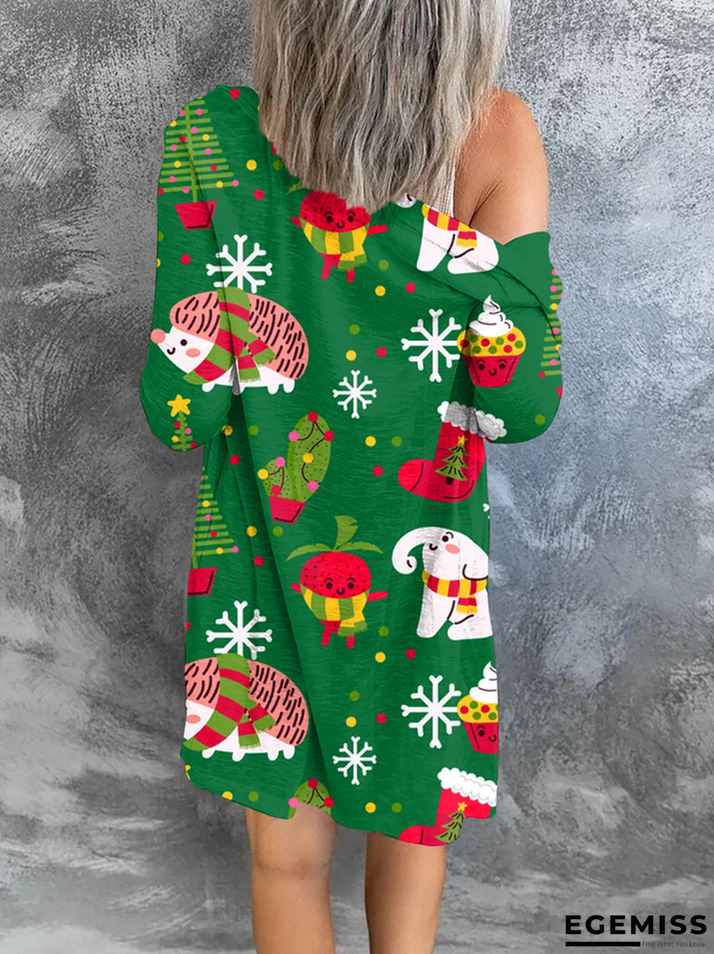 Casual Christmas Snowman Outerwear | EGEMISS