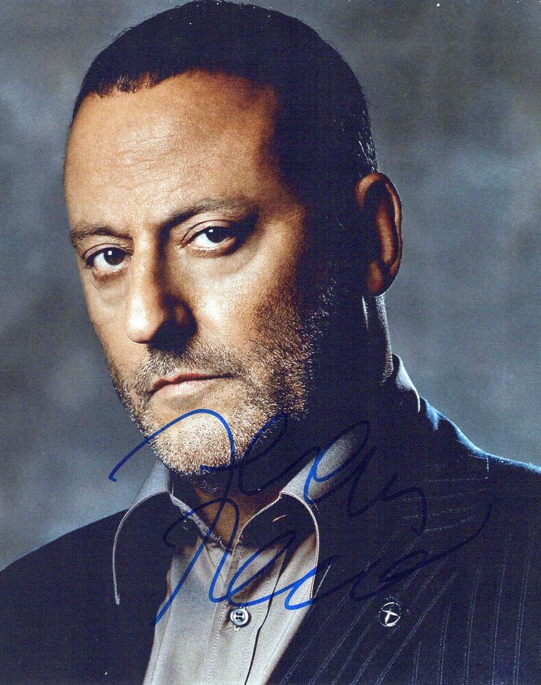 Jean Reno head shot autographed Photo Poster painting signed 8x10 #1