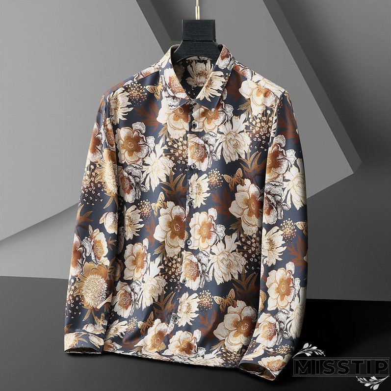 Pearl City Pattern Long Sleeve Shirt