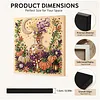 Halloween Bead Art DIY Pearl Painting Kit with Frame 20x20cm(medicine)