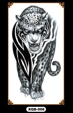 1pcs Watercolor cool henna rose flowers Temporary Body Tattoo Beautiful Shoulder thigh Back Body decor lace owl women body paint