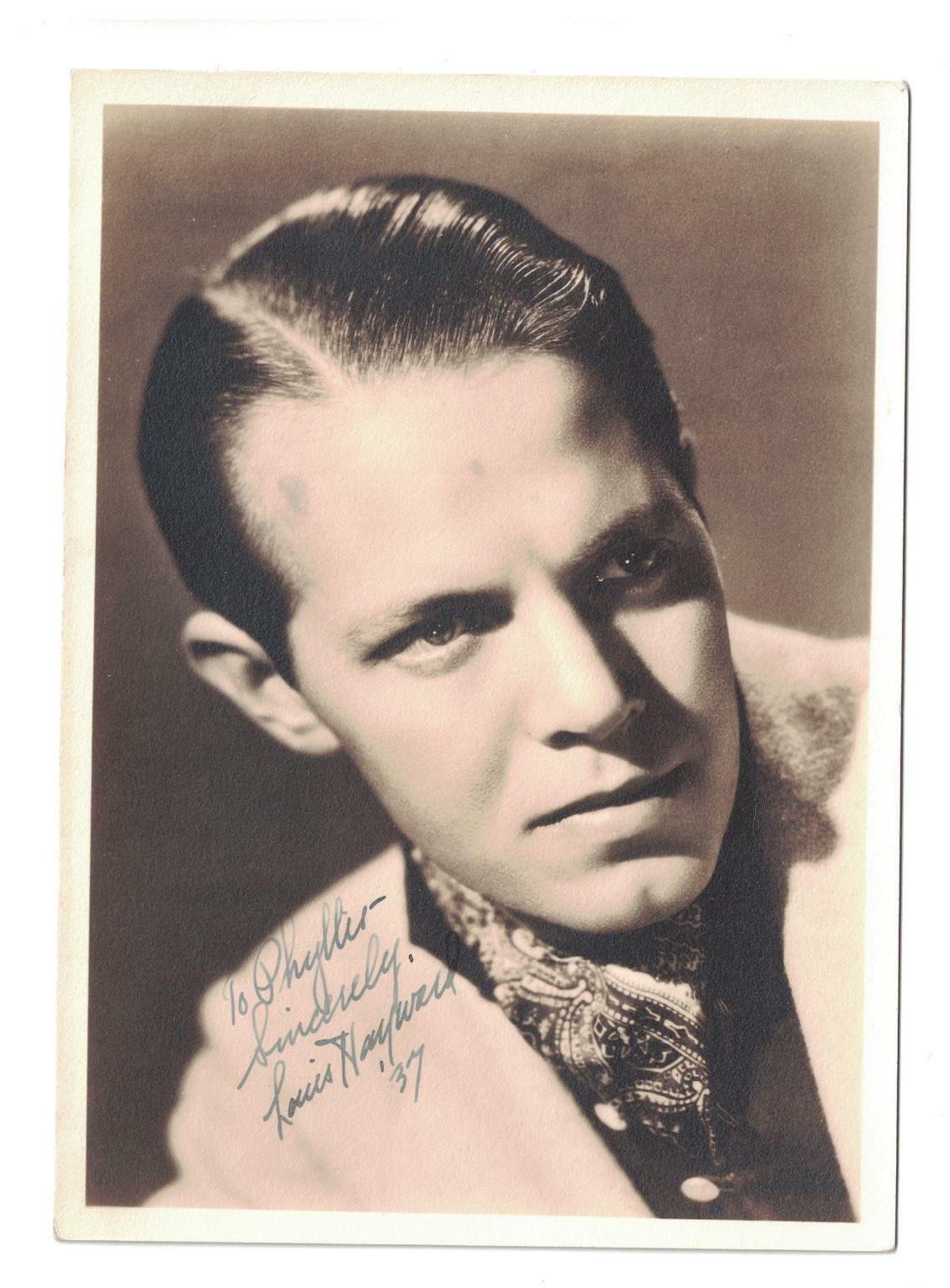 Louis Hayward Signed Autographed 5 x 7 Photo Poster painting Actor Vintage