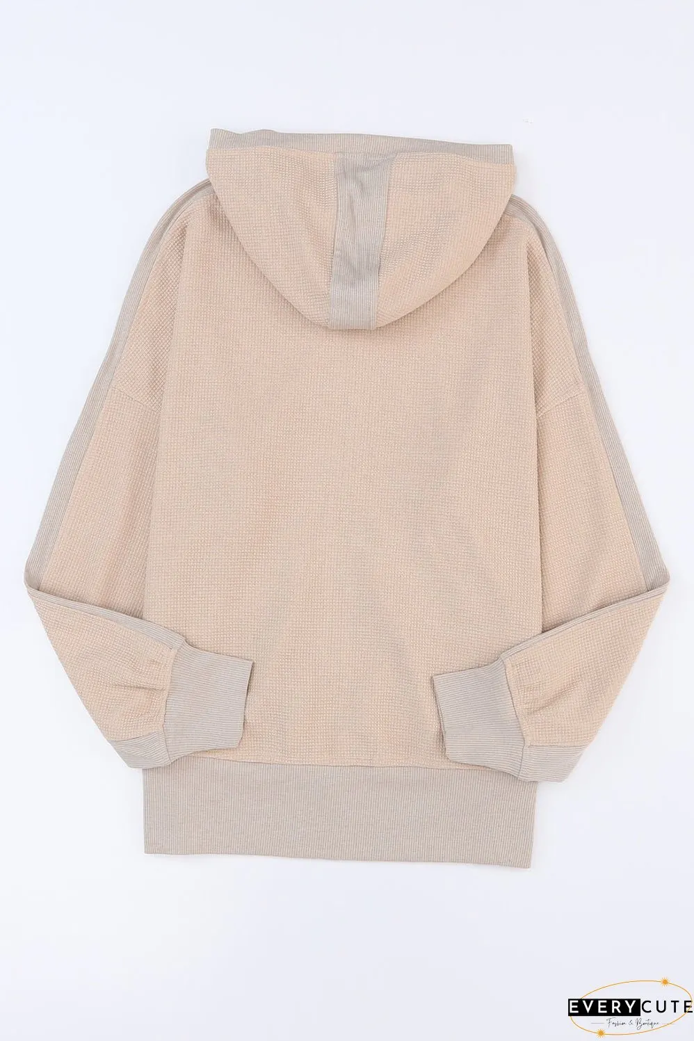 Hooded Zip-Up Coat Plus Size