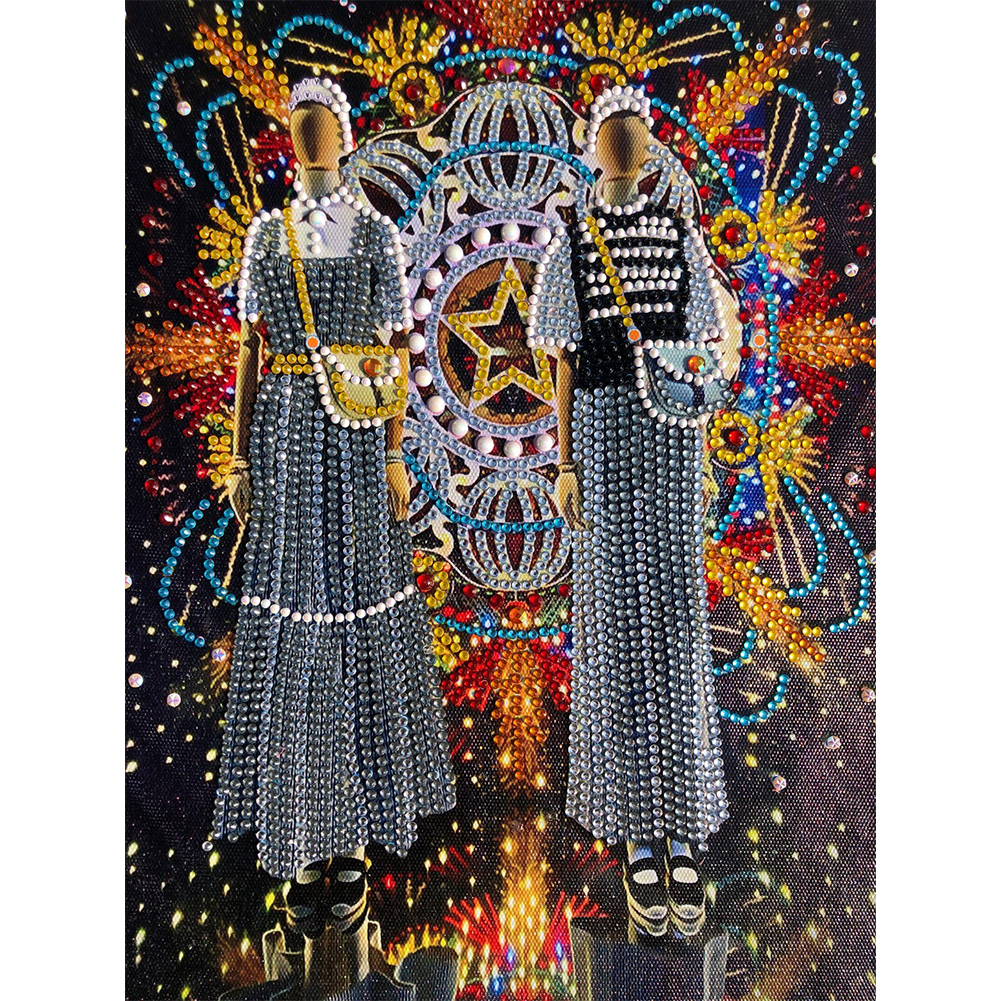 

City Shopping Girl - Special Shaped Diamond Painting - 30*40CM, 501 Original
