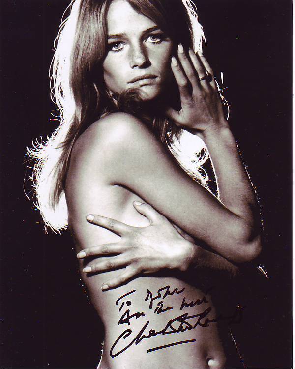 CHARLOTTE RAMPLING Autographed Signed SEXY TOPLESS Photo Poster paintinggraph - To John