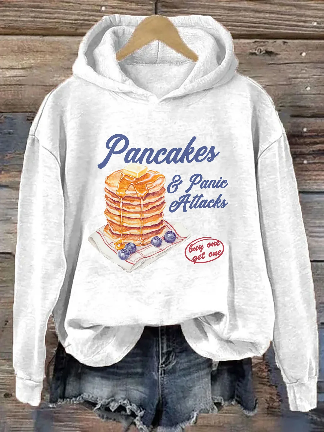 Pancakes And Panic Attacks Hoodie