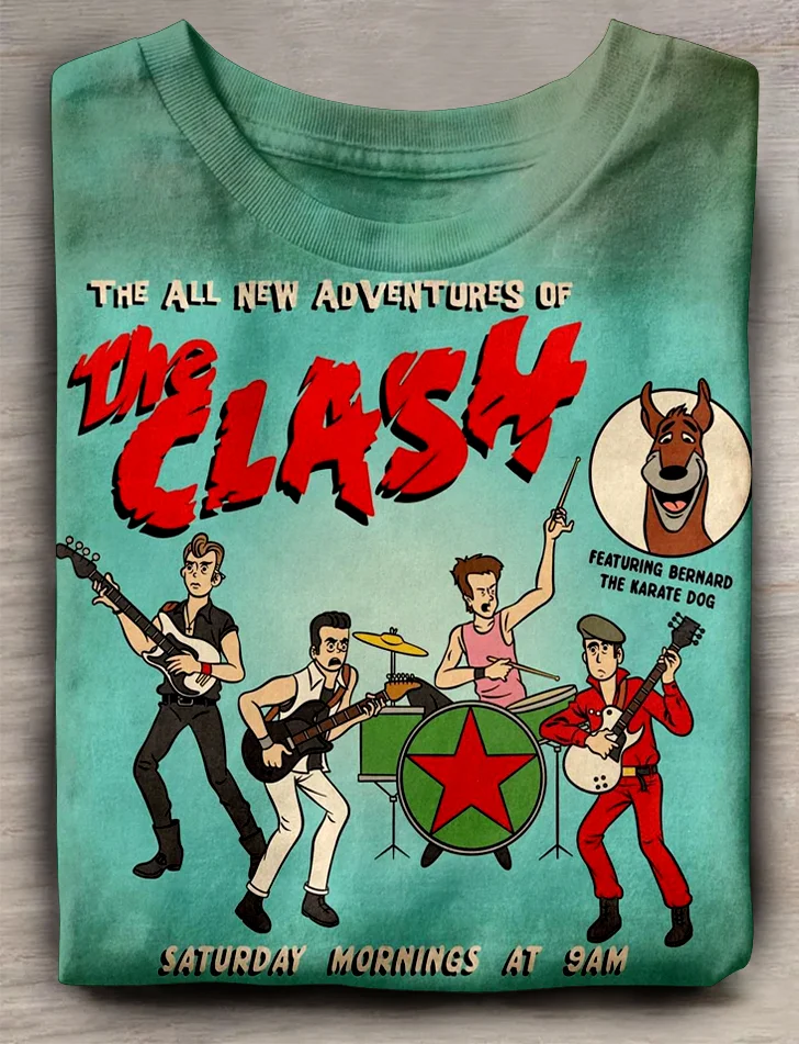 Teecade Teecade The Clash T-shirt