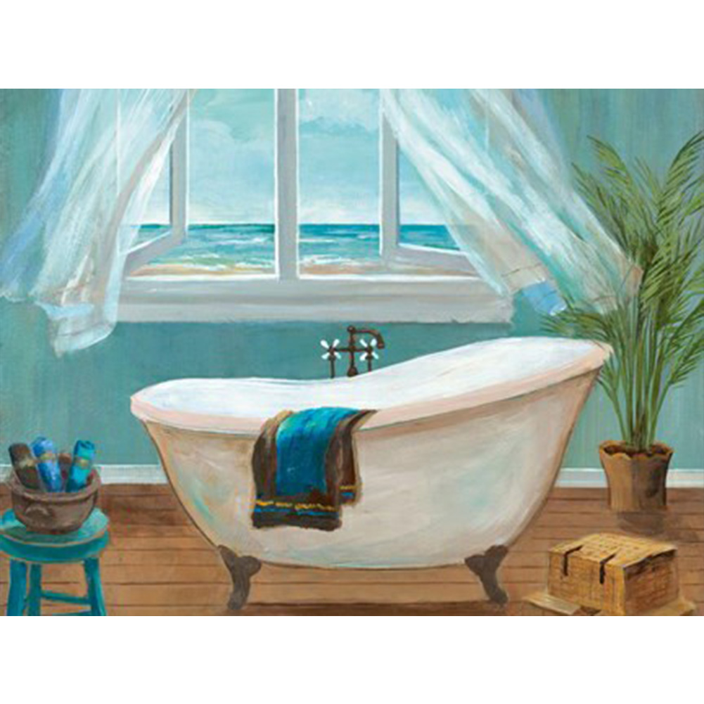 

Bathtub - Round Drill Diamond Painting - 40*30CM, 501 Original