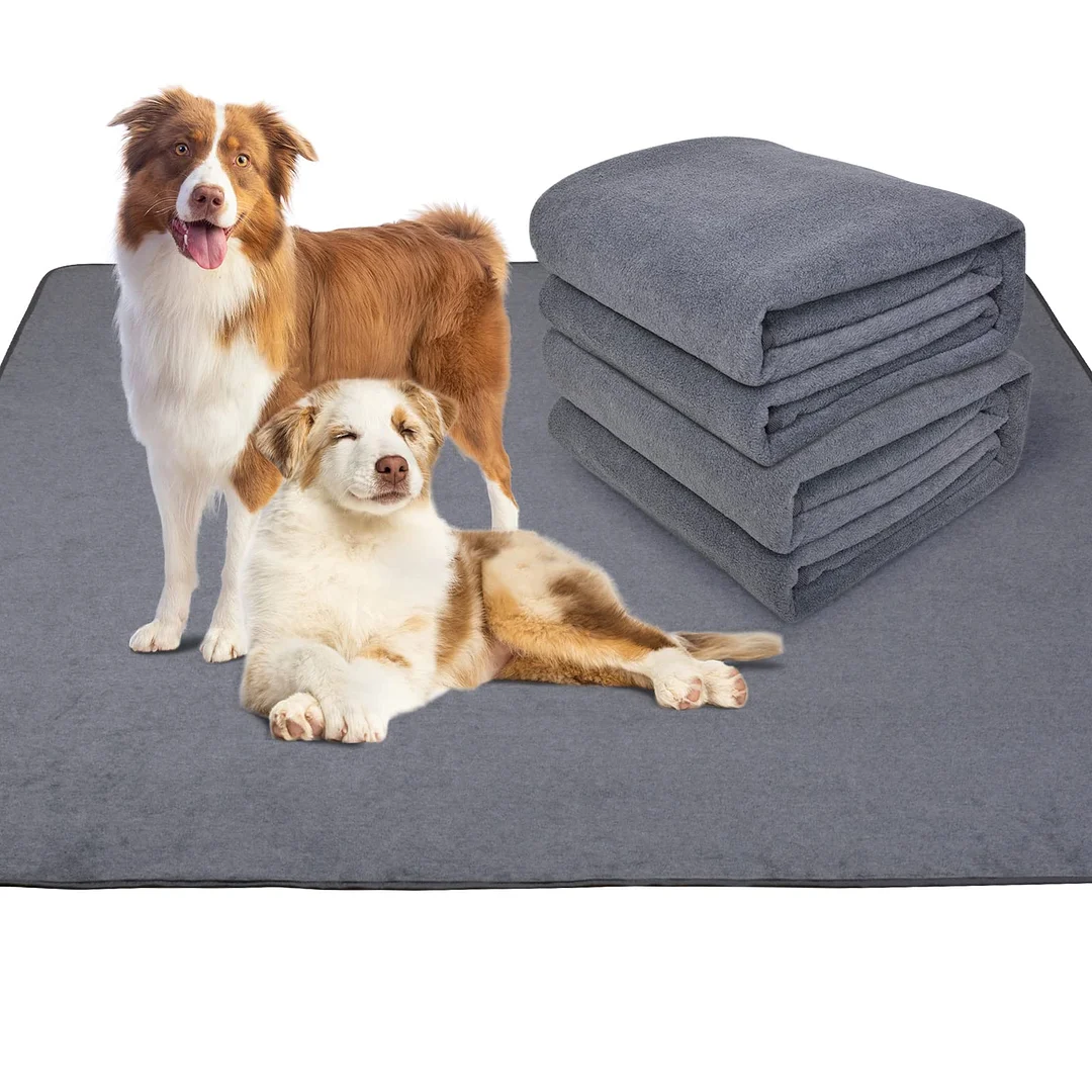  Extra Large Dog Mat for Floor, Non-Slip Washable Pee Pad for Dogs