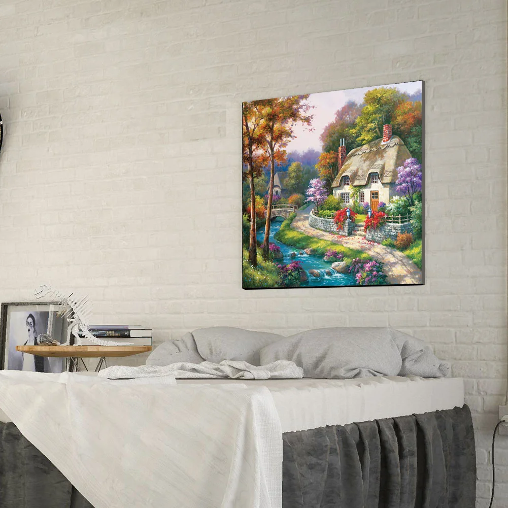 Diamond Painting - Full Round Drill - House(30*30cm)