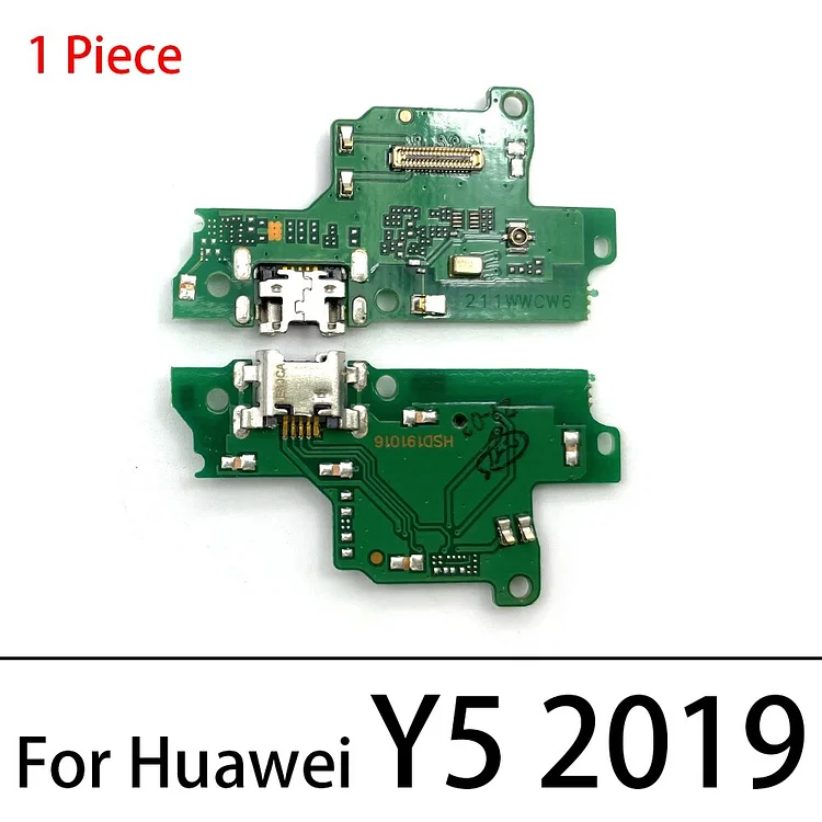 10Pcs Dock Connector USB Charger Charging Port Flex Cable Microphone For Huawei Y5 Y6 Y7 Y9 Prime 2017 2018 2019 Y7P Y8P Y9S Y7A