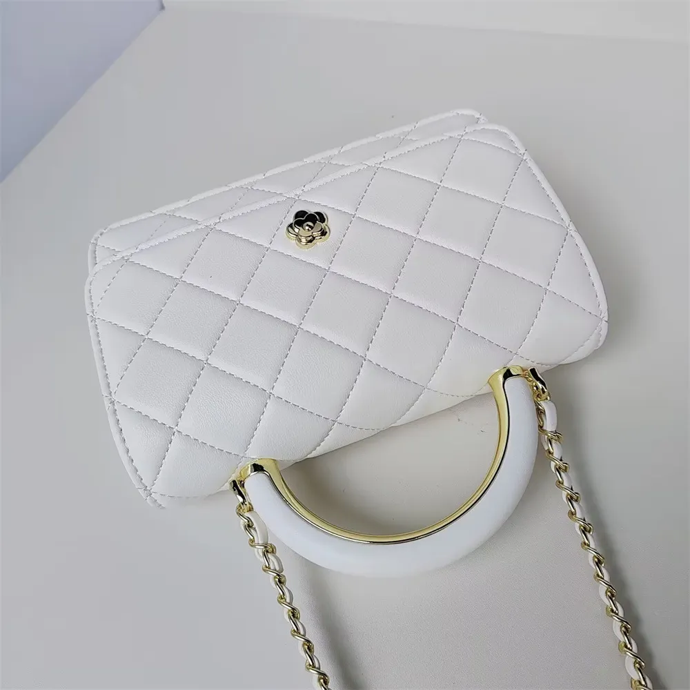 Small fragrant style rhombus small square bag chain bag high-end one-shoulder cross-body handbag-vocosishoes