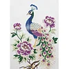 Diamond Painting-DIY Sparkling Special Shaped Pearl Drill Peacocks and Peonies(30x40cm)